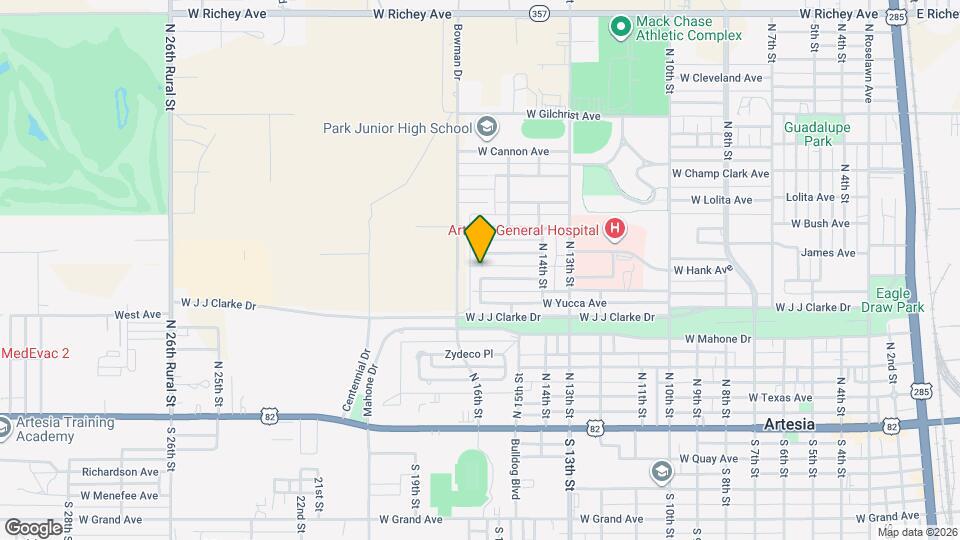 1516 W Hank Ave Map and Location Details