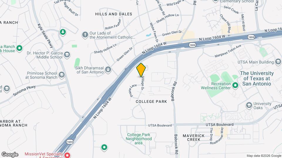 14219 N Hills Village Dr Mapa y Detalles de la Ubicación