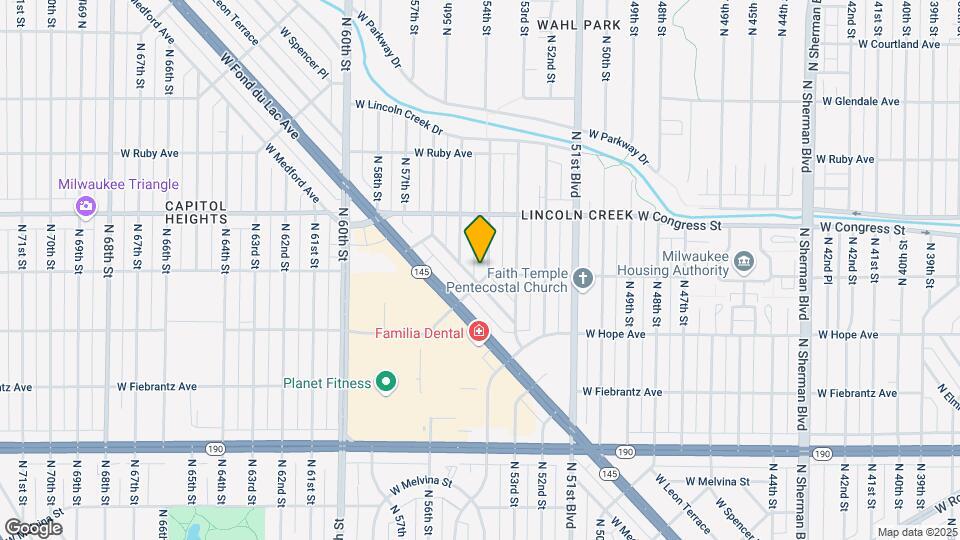 4301 N 54th St Mapa y Detalles de la Ubicación