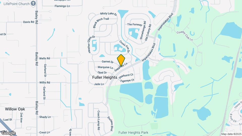 3701 Sapphire Ln Map and Location Details
