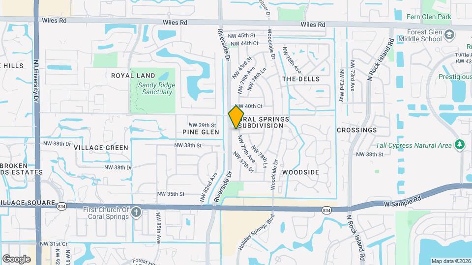 3880 NW 79th Ave Map and Location Details