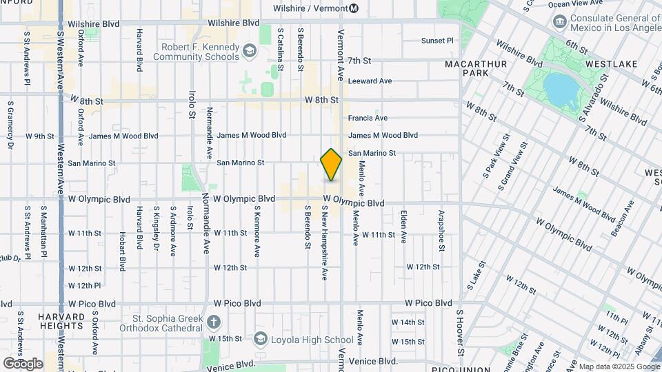 982 S New Hampshire Ave Map and Location Details