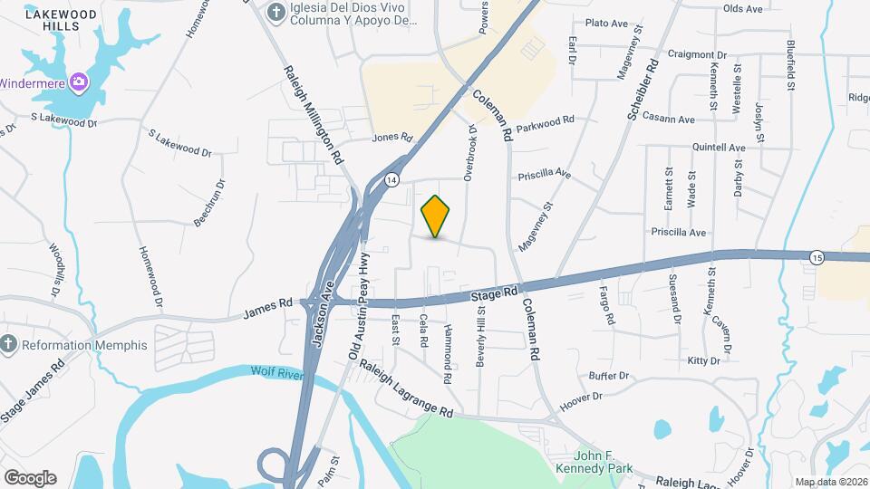 4361 Tena Dr Map and Location Details