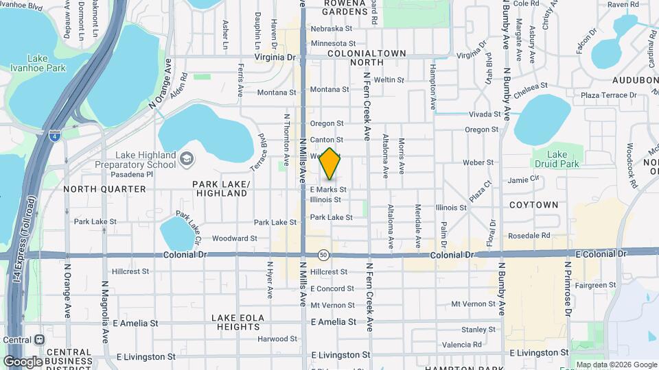 1315 E Marks St Map and Location Details