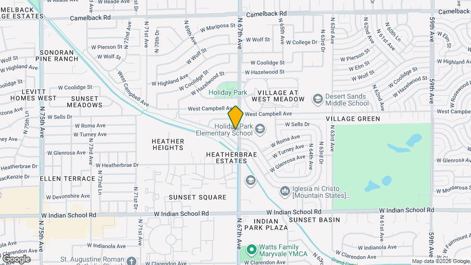 4412 N 67th Ave Map and Location Details