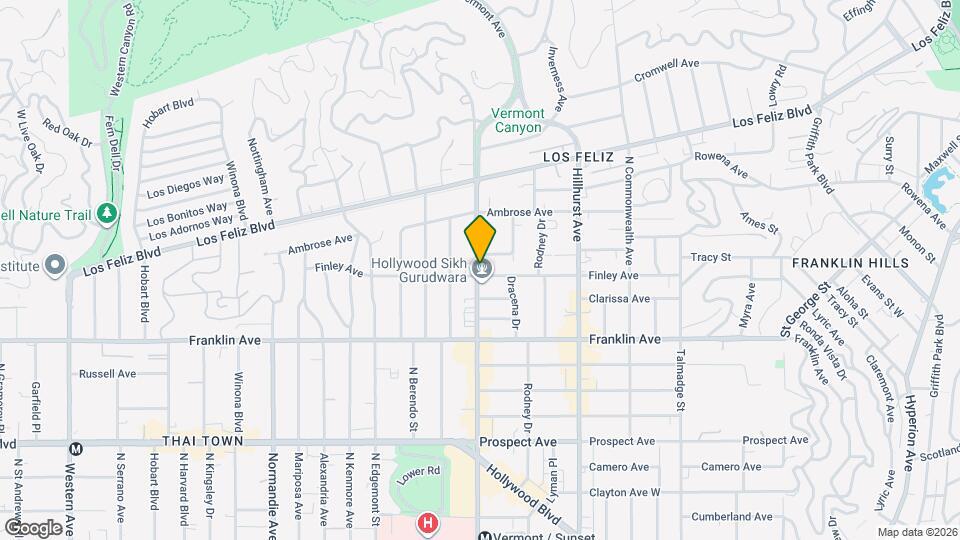 2004 N Vermont Ave Map and Location Details