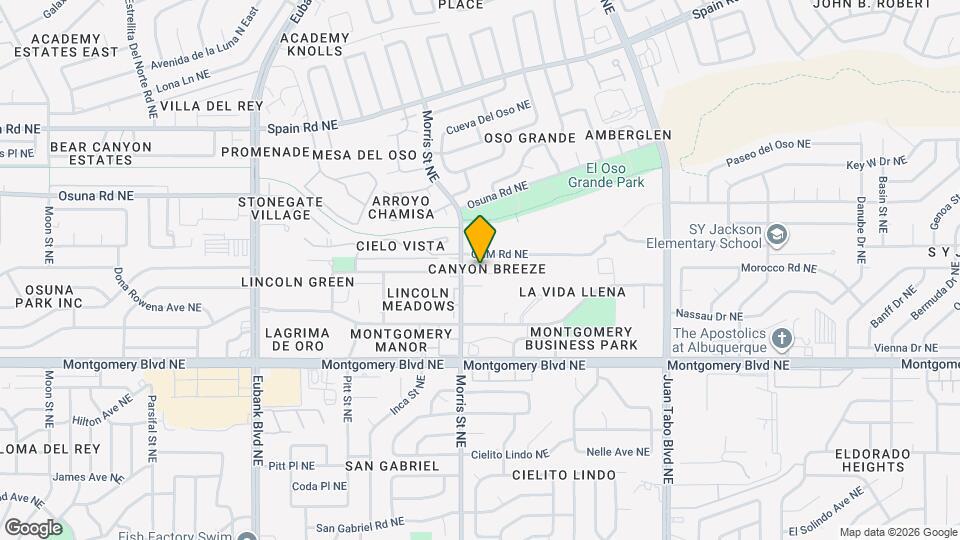 4600 Via Macduffee Rd NE Map and Location Details