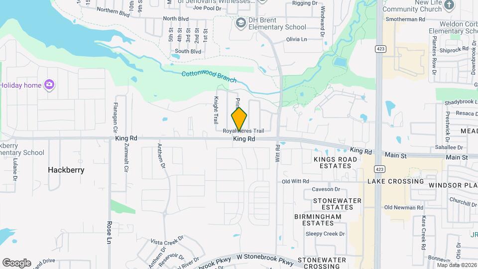 2108 Royal Acres Trail Map and Location Details