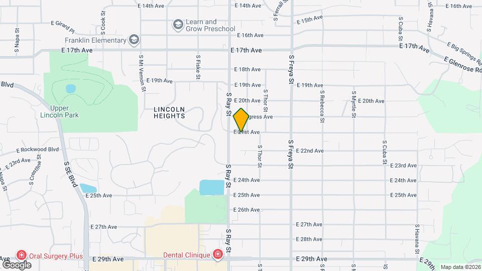 3224 E 21st Ave Map and Location Details