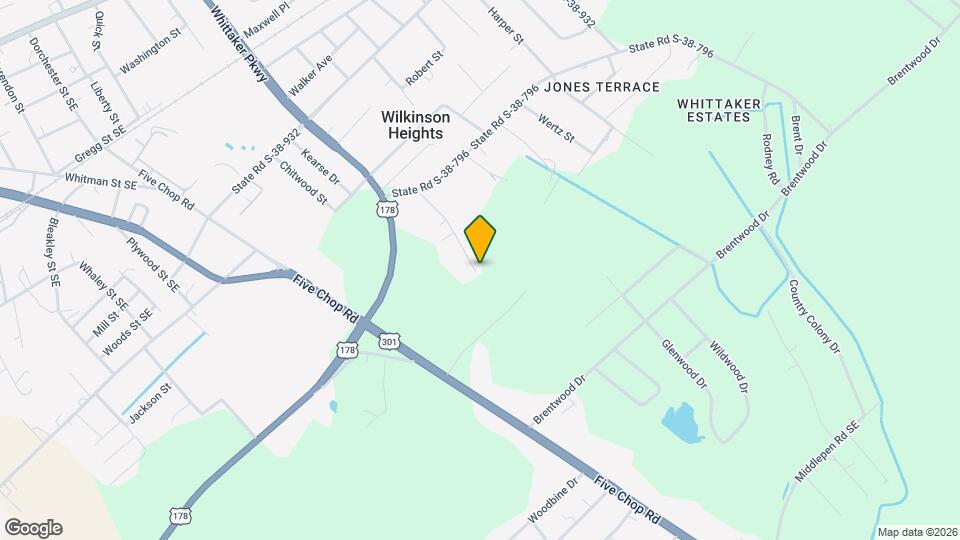 1207 Hampton Rd Map and Location Details