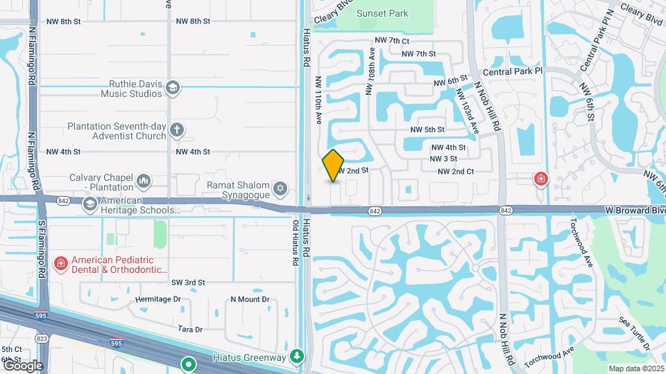 80 NW 110th Terrace Map and Location Details
