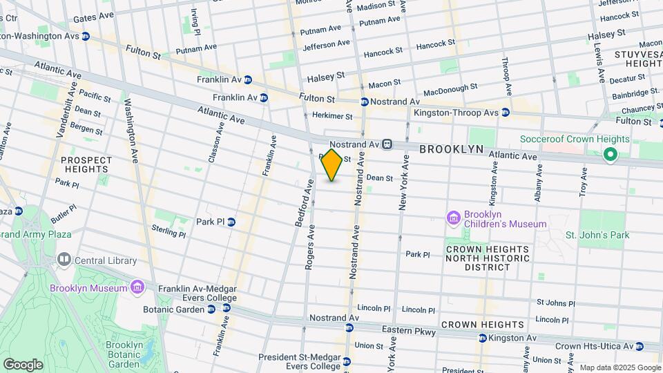 1049 Bergen St Mapa y Detalles de la Ubicación