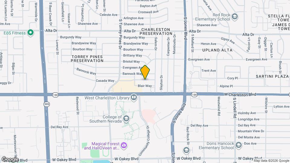 6225 Casada Way Map and Location Details
