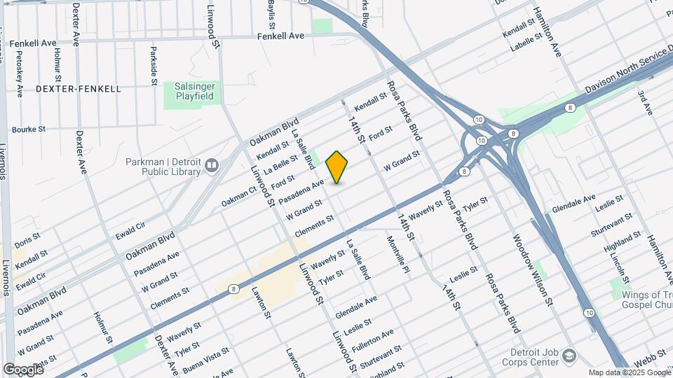 2340 W Grand St Map and Location Details