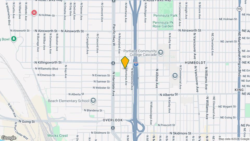 5343 N Montana Ave Map and Location Details