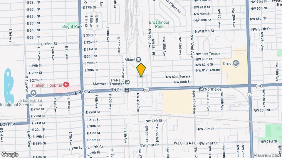 8030 NW 36th Pl Mapa y Detalles de la Ubicación