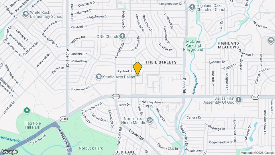 8618 Lockhaven Dr Mapa y Detalles de la Ubicación