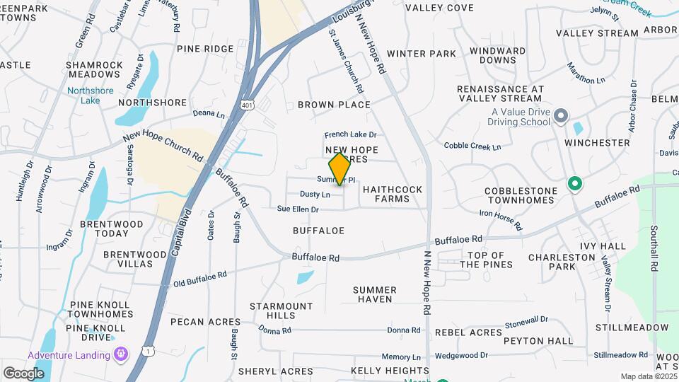 3909 Westra Dr Map and Location Details