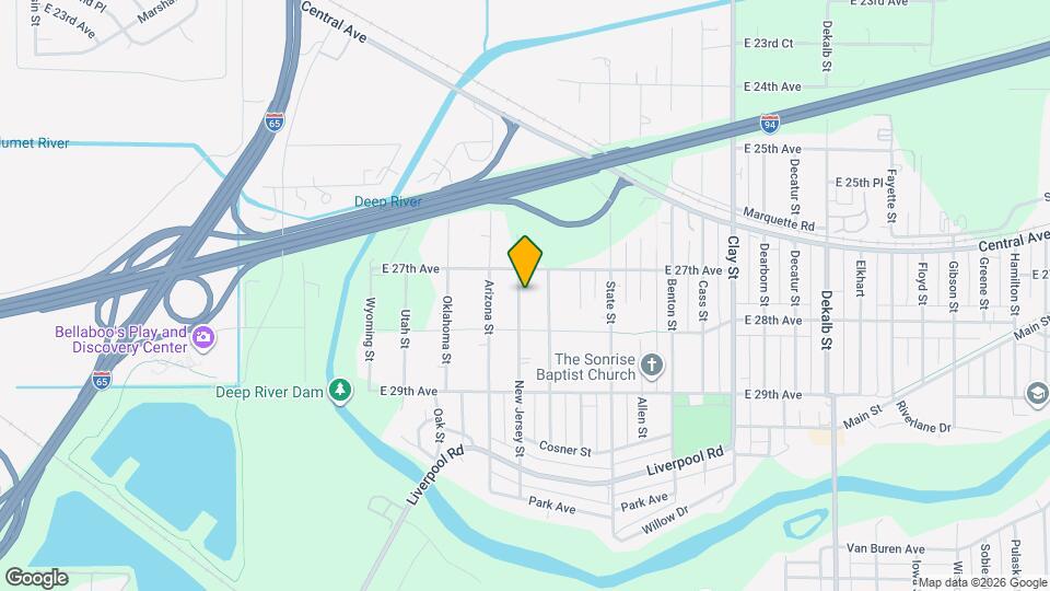 2729 New Jersey St Map and Location Details