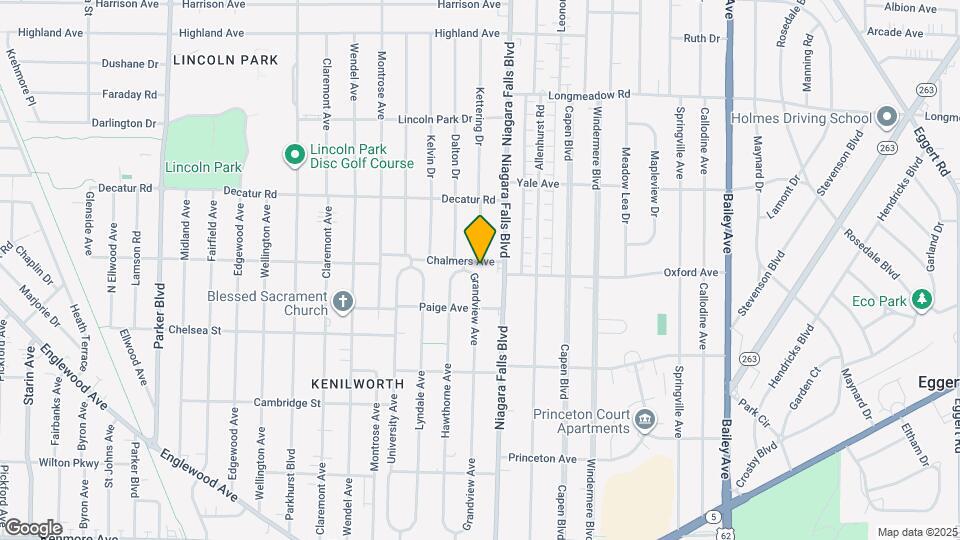 307 Grandview Ave Map and Location Details