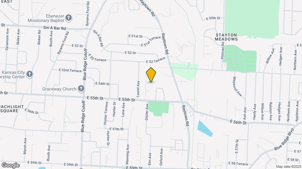 9223 E 54th St Map and Location Details