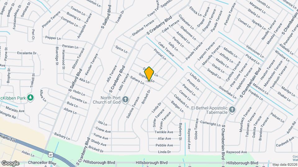 2562 Sahara Ln Map and Location Details