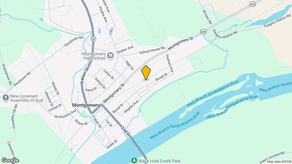 134 Broad St Map and Location Details