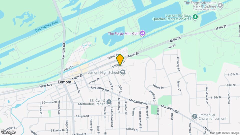 903 Porter St Map and Location Details