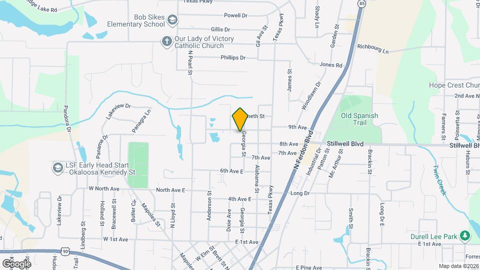 875 Georgia St Map and Location Details