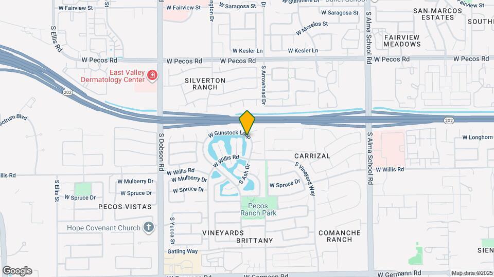 1625 W Gunstock Loop Map and Location Details