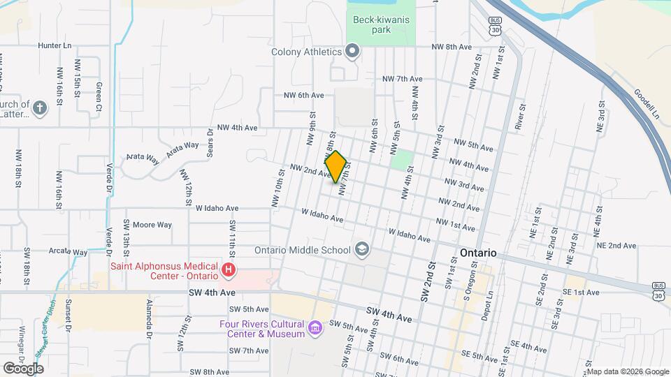 143 NW 7th St Map and Location Details