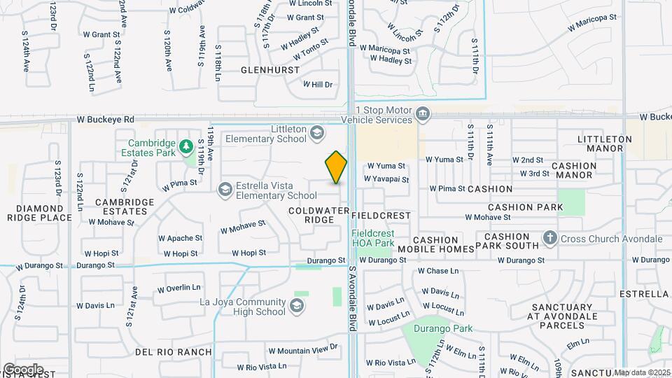 1416 S 115th Dr Map and Location Details