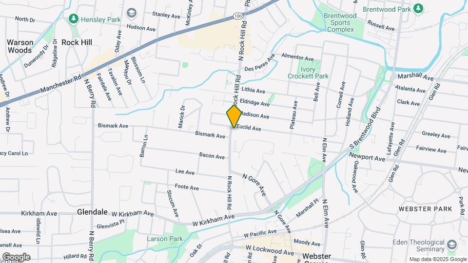 528 N Rock Hill Rd Map and Location Details
