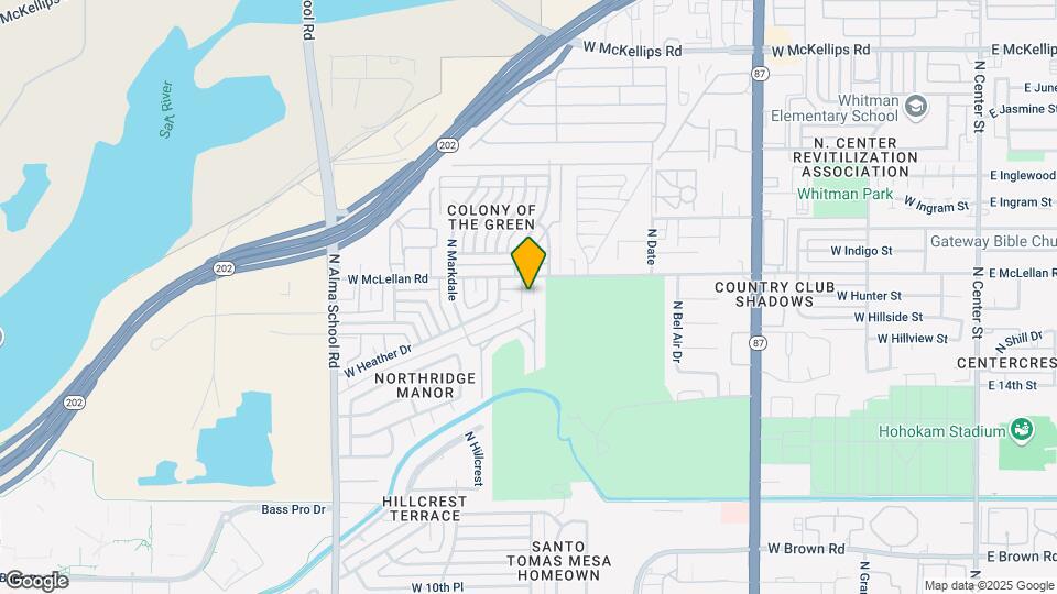 1548 N Upland Cir Map and Location Details