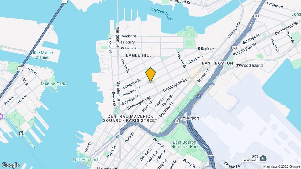 125 Princeton St, Unit 3 Map and Location Details