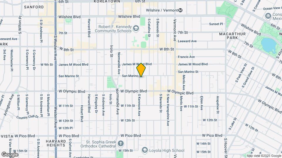 950 S Kenmore Ave, Unit 950 Map and Location Details