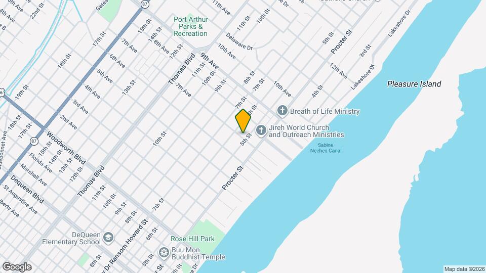 3501 5th St Map and Location Details