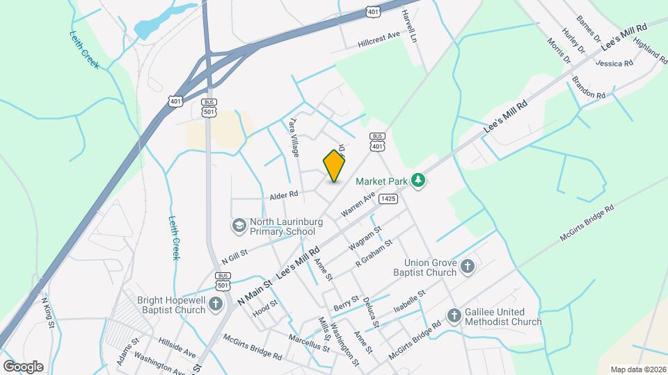 1211 N Main St Map and Location Details