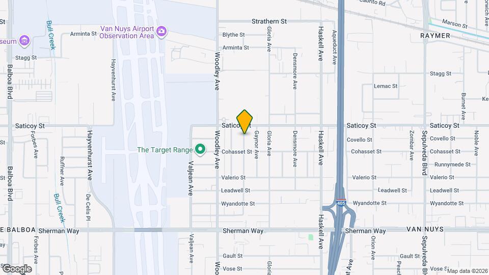 7532 Gaviota Ave Map and Location Details