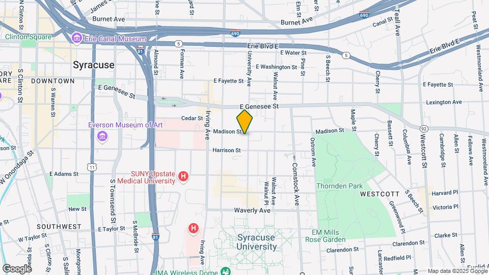 502 University Apartments Map and Location Details