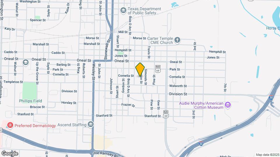 3910 Henderson St Map and Location Details
