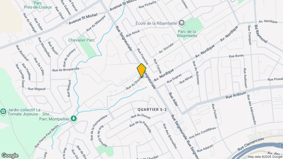 724 Du Douvain Rue Map and Location Details