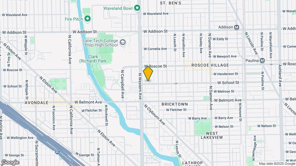2336 W School St Mapa y Detalles de la Ubicación