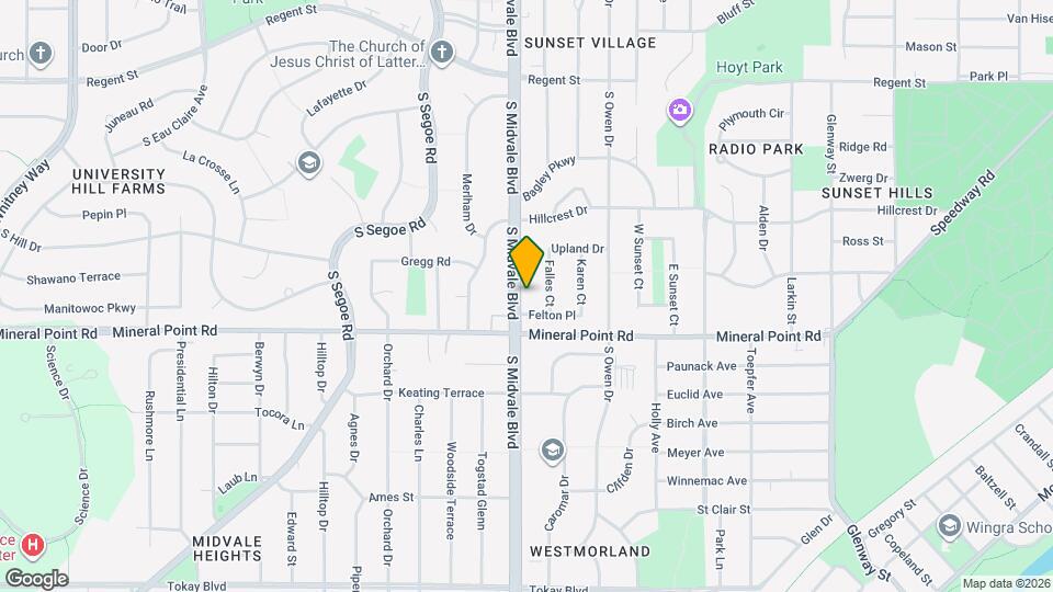 313 S Midvale Blvd Map and Location Details