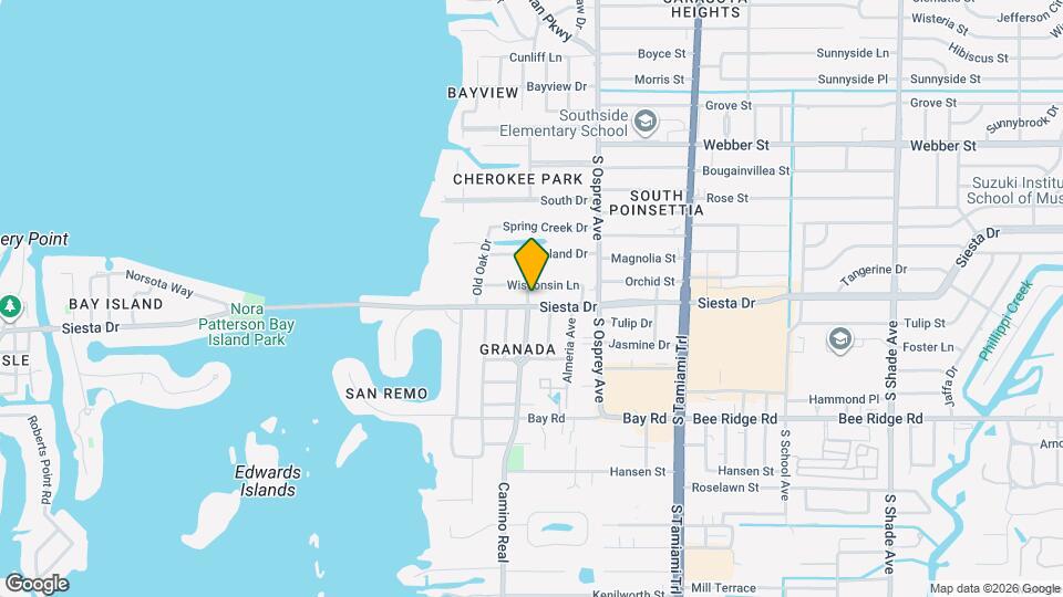 1701 Siesta Dr Map and Location Details