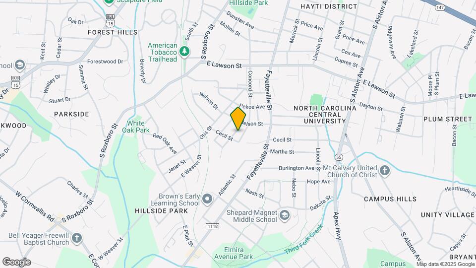 2213 Fitzgerald Ave, Unit B Map and Location Details