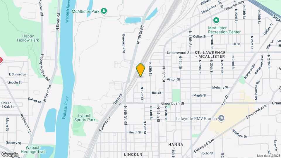 1708 N 12th St Mapa y Detalles de la Ubicación