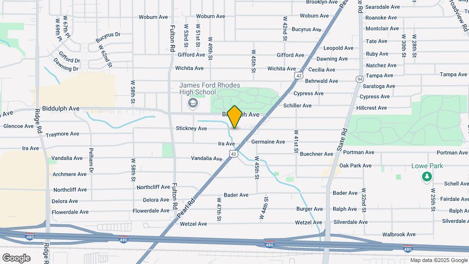 4703 Stickney Ave Map and Location Details