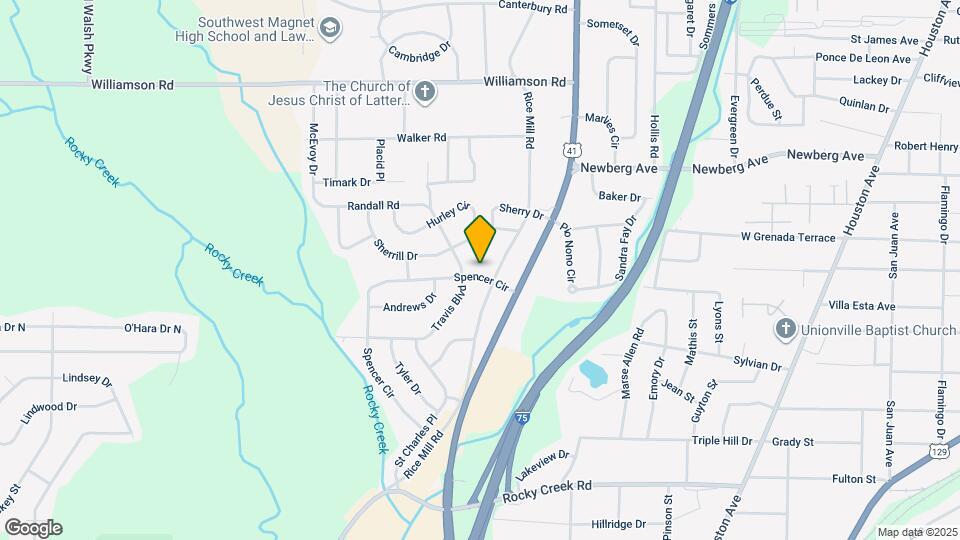 3723 Spencer Cir Map and Location Details