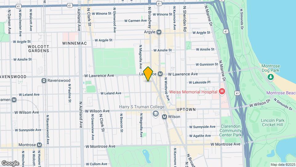 4720 N Racine Ave Map and Location Details